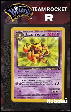 Carte Pokemon Kadabra Obscur 39/82 Edition 2 Team Rocket Wizards 5 - Image 1
