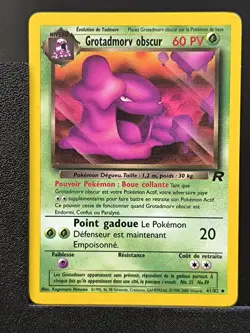 Carte Pokemon Grotadmorv Obscur 41/82 Edition 2 Team Rocket Wizards 5 - Image 2