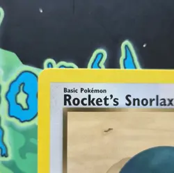 Pokemon TCG Rocket's Snorlax 33/132 Team Rocket Rare Regular English 2000 90 HP - Image 2