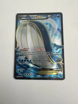Pokemon Wailord EX (147 Full Art) Holo Ultra Rare XY - Primal Clash 147/160 LP - Image 1
