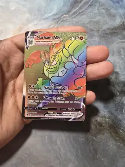 Machamp VMAX 194/189 Astral Radiance Rainbow Secret Rare Holo Pokemon Card - Image 1