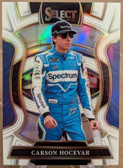 2026 Select Grandstand White Prizm SP 11/99 Carson Hocevar - Image 1