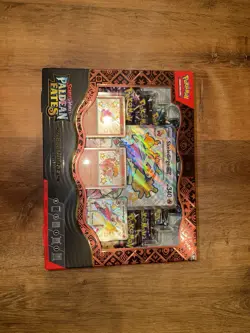 Pokemon TCG Scarlet & Violet Paldean Fates Skeledirge EX Premium Factory Sealed - Image 1
