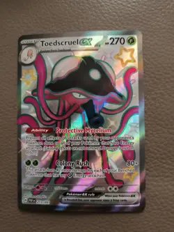 Pokemon TCG Toedscruel EX 213/091 Paldean Fates Holo Card - Image 1