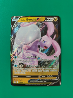 Pokemon TCG Lost Origins Hisuian Goodra V 135/196 Holo Full Art Rare NM - Image 1