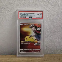 Pokemon - 20th Anniversary - Red’s Pikachu - 270/SM-P - PSA 8 - Image 1