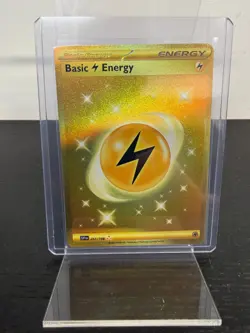 Basic Lightning Energy 257/198 Hyper Rare Scarlet & Violet Pokemon TCG - Image 1