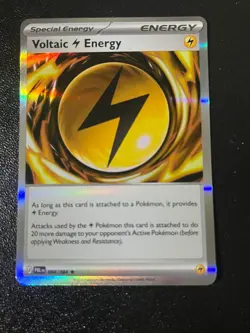 Voltaic Lightning Energy 084/084 Holo Rare Pitch Black Pokemon Near Mint - Image 1