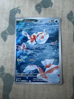 Pokemon TCG - Pitch Black ME05 - Goldeen Illustration Rare *Miscut* - Image 1
