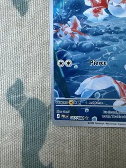 Pokemon TCG - Pitch Black ME05 - Goldeen Illustration Rare *Miscut* - Image 2