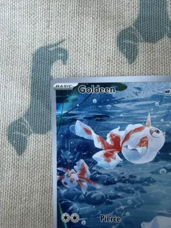 Pokemon TCG - Pitch Black ME05 - Goldeen Illustration Rare *Miscut* - Image 3