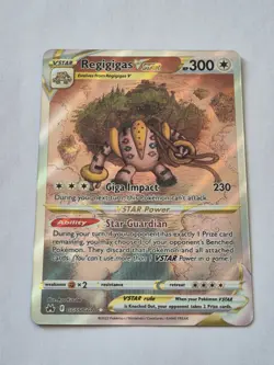 Pokemon TCG Regigigas VSTAR GG55/GG70 Crown Zenith Galarian Gallery Mint - Image 1