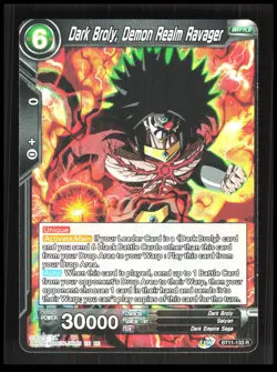 Dragon Ball Super - Dark Broly, Demon Realm Ravager - BT11-133 Rare CB-1-4-A-7 - Image 1