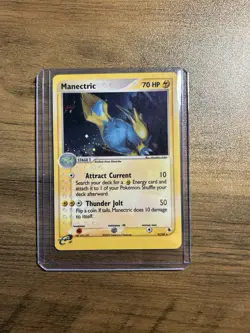 Manectric 9/109 Ruby and Sapphire English Holo Rare Pokemon TCG Card HP 70 - Image 1
