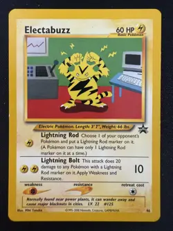 Electabuzz - 46 - 2000 Black Star Promo - WOTC Non Holo - LP/NM - Pokemon TCG - Image 2