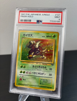 Pokemon 1997 PSA 9 Japanese Pinsir Holo Jungle 127 Card - Image 2