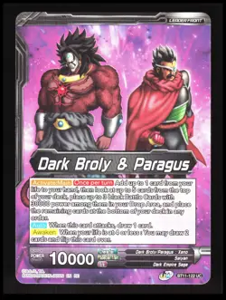 Dragon Ball Super - Dark Broly & Paragus, the Corrupted - BT11-122 CB-1-4-A-3 - Image 2
