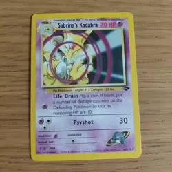 Pokemon - Gym Challenge - Sabrina's Kadabra (58/132) - NM-LP - Image 3