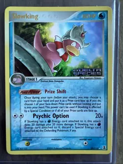 Pokemon TCG Slowking 28/113 Stamped REVERSE HOLO Pokemon Delta Species - Image 1