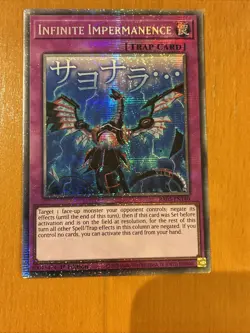 Infinite Impermanence (Starlight Rare) Ra05-En140 Rarity Collection 5 1st... - Image 1