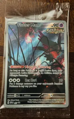 Pokemon Flutter Mane SVP 097 Scarlet & Violet Black Star Promo Sealed English - Image 1