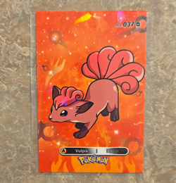 Pokemon TCG Vulpix 037 Pokemon Card Database Holo Finish Pokemon Card - Image 1