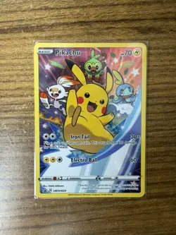 Pokemon TCG Pikachu Sword & Shield Swsh020 Holo Promo - Image 1