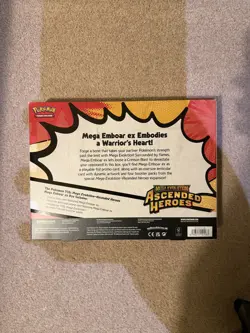 🔥Pokemon Mega Evolution Ascended Heroes Mega Emboar ex Box✅Brand new and sealed - Image 2