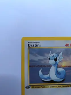Dratini 26/102 1st Edition GERMAN Uncommon Pokemon TCG WOTC Base Set LP - Image 2