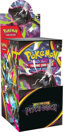 Pokemon TCG: Mega Evolution—Pitch Black Booster Display (18 Booster Packs) - Image 1