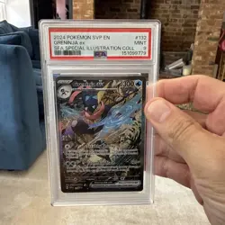 2024 Pokemon Greninja ex #132 PSA 9 Mint Special Illustration Rare SVP Promo - Image 4