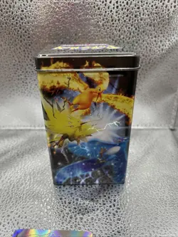 2004 EMPTY Pokemon Trading Card Game Tin Legendary Birds and Stickers - Image 4