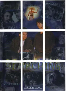 Supernatural Season One, Inkworks 2006: Searching 9 Card Puzzle Chase Set #S1-S9 - Image 1