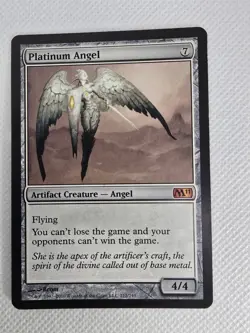 Wizards Platinum Angel Core Set 2011 M11 Mythic Artifact Regular 212 MTG - Image 2