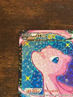 Mew EX Full Art Ultra Rare Holo RC24/RC25 Legendary Treasures Radiant Collection - Image 2