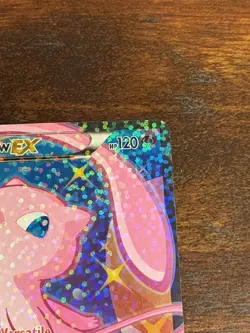 Mew EX Full Art Ultra Rare Holo RC24/RC25 Legendary Treasures Radiant Collection - Image 3
