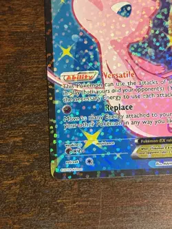 Mew EX Full Art Ultra Rare Holo RC24/RC25 Legendary Treasures Radiant Collection - Image 5