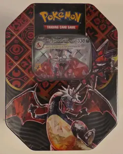 Pokemon TCG Paldean Fates Charizard Tin Brand New Factory Sealed SVP074 - Image 1