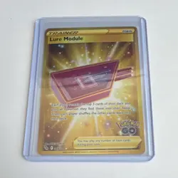 Pokemon TCG Lure Module Pokemon GO 088/078 Secret Rare Holo Trainer English - Image 1