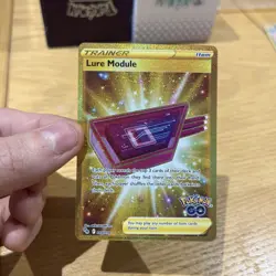 Pokemon TCG Lure Module Holo Gold Secret Rare Card Pokemon Go 088/078 - Image 1
