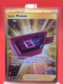 Lure Module 088/078 Pokemon GO Gold Secret Rare Holo Pokemon Card * New * - Image 1