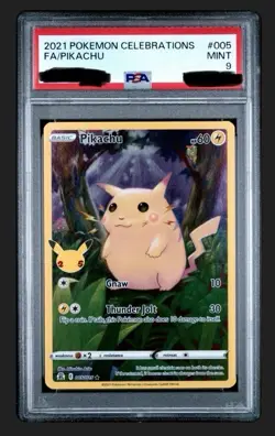 2021 Pokemon SWSH Celebrations Pikachu Holo #005/025 PSA 9 - Image 1