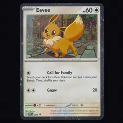 Eevee (Cosmos Holo) SVP 200 Scarlet & Violet Promo Holo Promo Pokemon TCG NM - Image 1