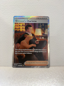 Pokemon Giovanni's Charisma 204/165 Scarlet & Violet 151 SIR mint condition - Image 1