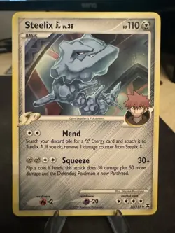 Pokemon TCG Steelix 51/111 Rising Rivals Rare LP+ - Image 1
