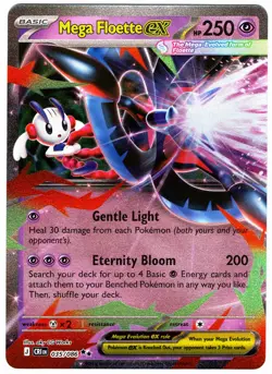 Pokemon Card MEGA FLOETTE EX 035/086 Holo Double Rare CHAOS RISING - Image 1