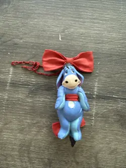Vintage 1990s Eeyore Ornament Disney’s Christmas collection Disney World Rare - Image 1