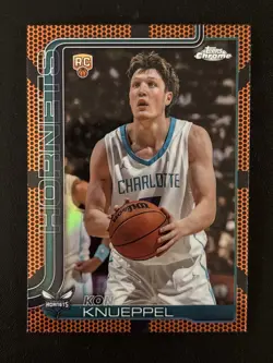 2025-26 Topps Chrome Kon Knueppel Basketball Refractor Rookie Card 🔥🔥🔥 - Image 1