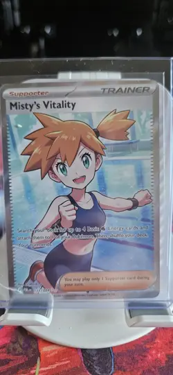 Pitch Black Misty’s Vitality 111/084 Full Art Ultra Rare PBL English NM/M - Image 1