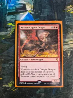 Ancient Copper Dragon, Mythic Rare, Battle for Baldurs Gate, Near Mint - Image 1
